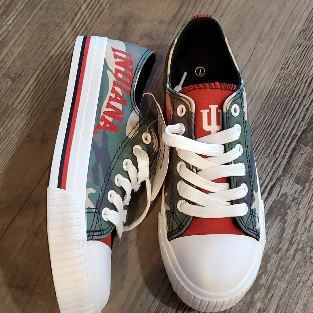 FOCO Indiana Womens Camo Low Top Canvas Shoe Size 7